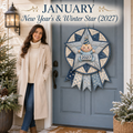 🧵Last day Promotion 🔥-🌸Beginner-Friendly 12-Month Seasonal Quilted Door Hanger Sewing Kit 💕