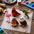 ⏰Last day Promotion 🔥-🦩✨ DIY Bird Beading Kit Create Beautiful Handmade Art 💎🌸