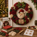 đ LAST DAY 50% OFF ⨠Make A Christmas Wreath You'll Be Proud To Display â¤ī¸ 3D Fabric Poke DIY Kit With Tutorial & Guide Included