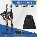 🔥 LAST DAY 50% OFF! 🔧 Dual-End Retractable Ratchet Straps 🛻