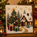 🎅🎄Premium 3D Pearl Christmas Wall Decoration Set – DIY Holiday Decor⛄️❄️