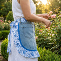 👖 Denim Echo Ruffle Apron