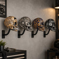 ๐ Motorcycle Skull Helmet Holder โ Garage Display Wall Mount