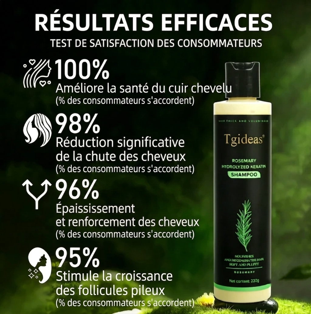 Shampoing au Romarin – L’Essence de la Nature pour vos Cheveux