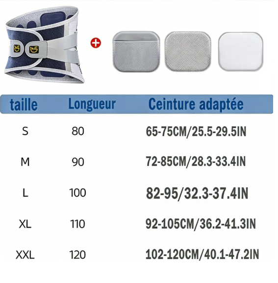 Ceinture de soutien lombaire – Confort et maintien au quotidien
