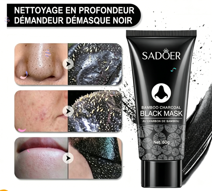 Masque au Charbon de Bambou – Élimination des Points Noirs