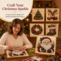 DIY Christmas Pearl Diamond Painting Art Kit With Frame Relaxing & Beginner-Friendly
