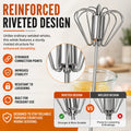 Hand-Push Rotary Whisk