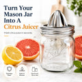 🔥 Holiday Celebration 50% OFF ✨-🍋Stainless Steel Wide Mouth Mason Juicer for Easy, Fresh Homemade Juicing 🍊