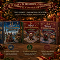 🎁 Last Day 50% OFF✨-🐶24-Day French Bulldog Advent Calendar with 24 Unique Characters & Daily Holiday Surprises 🎄