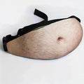 😂 Funny Belly Fanny Pack – Realistic 3D Dad Bod Waist Bag