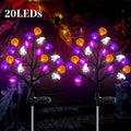 🎃 Solar Halloween Pumpkin Branch Lights – 20-LED Outdoor Garden Decor