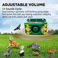 🐗 Solar Animal Repellent Light & Alarm – Motion-Activated Outdoor Animal Deterrent