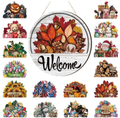 🌸 16Pcs Interchangeable Welcome Sign for Beautiful Front Door Decor ✨