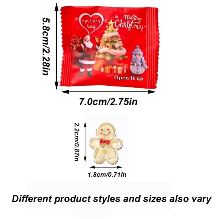 ⏰Last day Promotion 🔥-🎅 Glowing Resin Christmas Decorative Bags Perfect for Festive Holiday Displays ✨