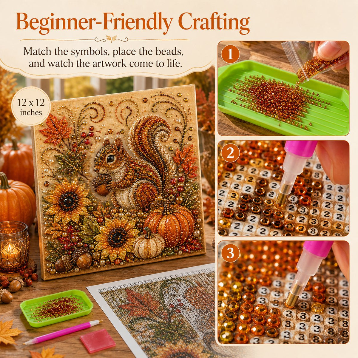 🔥Last Day 49% OFF - 🍂✨Autumn Pearl Painting Kit