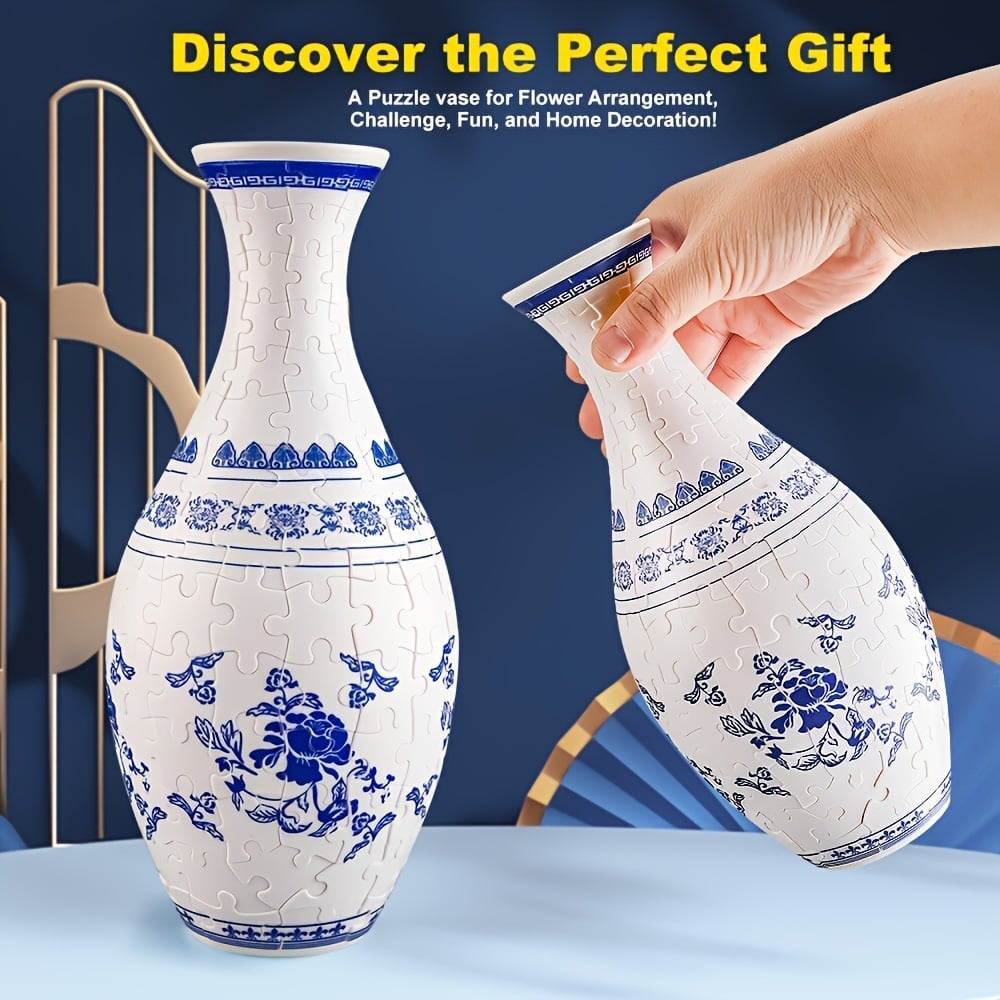 ⏰Last day Promotion 🔥-🎁 New 3D Puzzle Vase – Build, Create & Display Your Own Unique Decor ✨