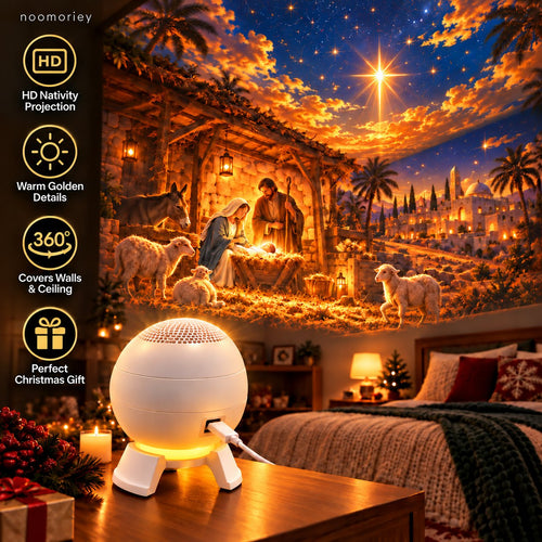 ✝️🌟 Nativity Christmas 5D Projection Light – Transform Any Room Into the Night of Bethlehem