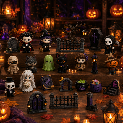 🔥 Last Day 52% OFF✨-🎃 DIY Haunted House Kit Create Spooky Halloween Decor 👻🖤