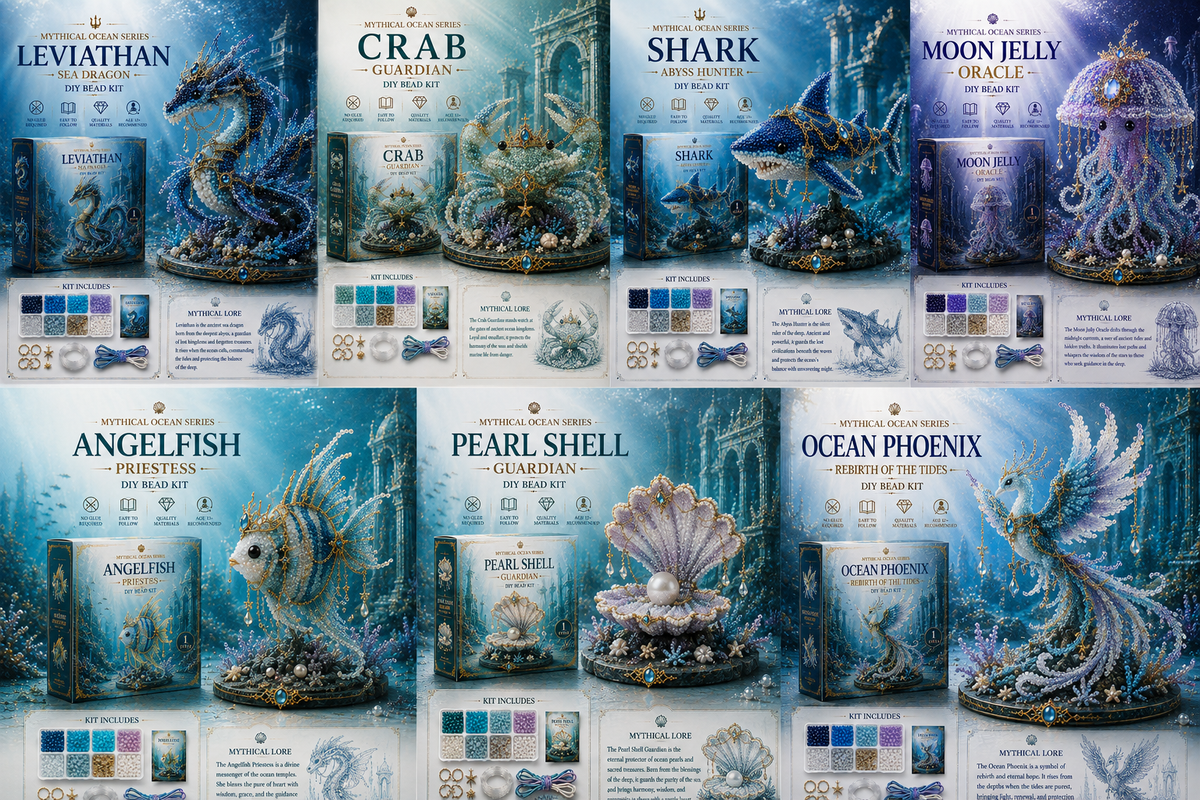 ⏰Last day Promotion 🔥-🌊 Mythical Ocean DIY Bead Kit