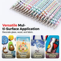 ⏰Last day Promotion 🔥-🌈 Color, Create & Enjoy with This Magical Multi-Color Gel Pen Set 🎨