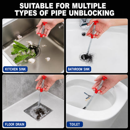 ⏰Last day Promotion 🔥🚿Professional Drain Clog Remover Tool – A Must-Have For Every Home