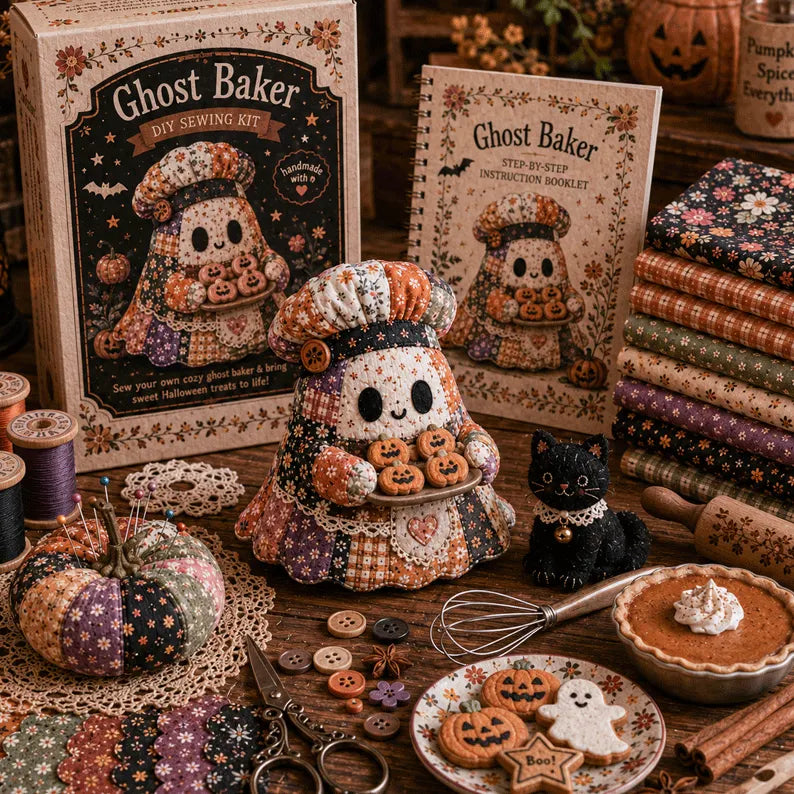 🔥52% Off Last Day - 👻 Little Ghost’s Cozy Halloween DIY Patchwork Kit