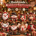🎄 50% OFF – DIY Patchwork Christmas Ornament Kit – Cozy Handmade Holiday Decor ✨