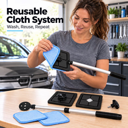 🧲 Last Day 50% OFF✨-🚗Dual Magnetic Windshield Cleaner for Streak-Free Car Glass Cleaning & Easy Care 🧼