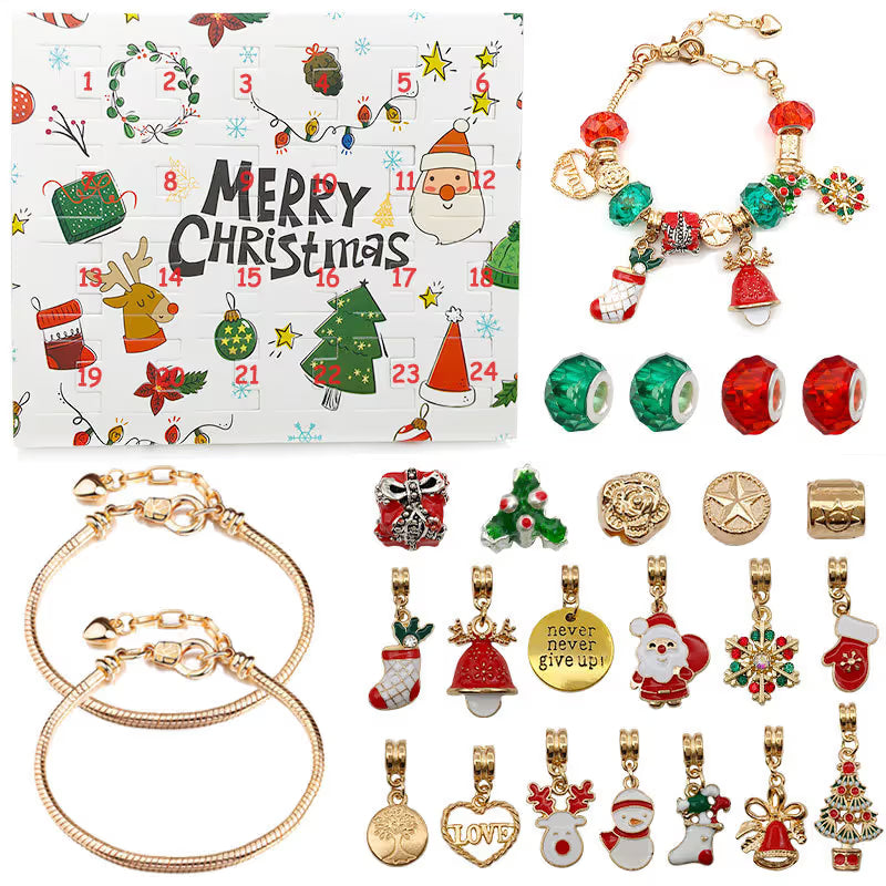 ⏰Last day Promotion 🔥-🎄 24 Days of Christmas Fun with a Creative DIY Bracelet Countdown ✨