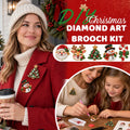 ⏰Last day Promotion 🔥-🎄DIY Christmas Diamond Brooch Kit with 6 Festive Designs 🎁