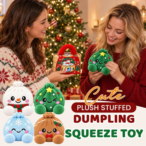 🎄Last Day 50% OFF✨-🥟Christmas Dumpling Plush Blind Box Collection for Cute Holiday Surprises 🎁