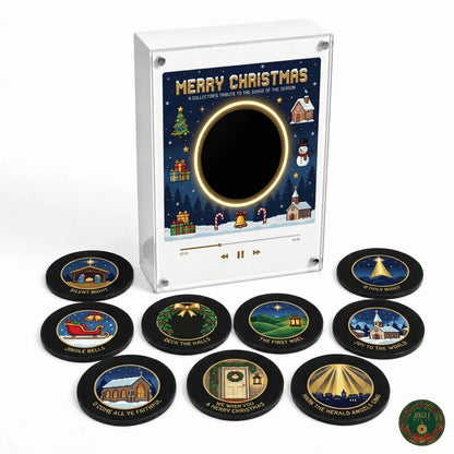 🔥 Last Day 50% OFF✨-🎄Christmas Tunes Player with 9 Magnetic Discs for Festive Family Fun & Holiday Cheer 🎶✨