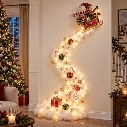 🔥 Holiday Celebration 50% OFF ✨-🎄Christmas Magic Trail Wall Light for a Magical Holiday Glow ✨🎅