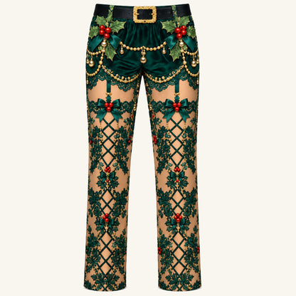 Funny Christmas Illusion Pants