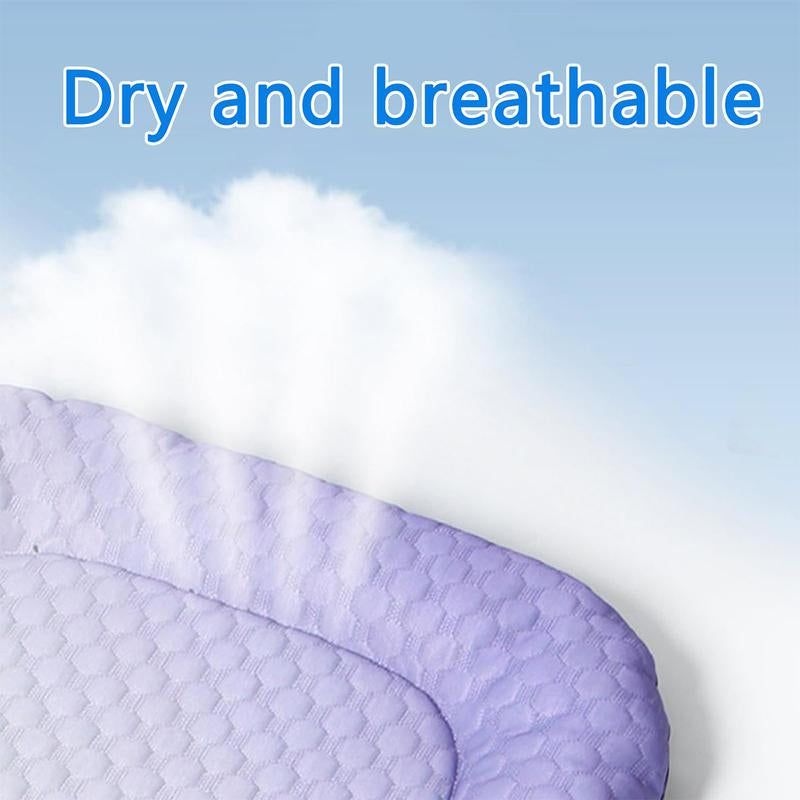 ⏰Last day Promotion 🔥-🐶 Ice Silk Pet Cooling Mat Keeps Dogs Cats Cool Relaxed All Summer ☀️❄️