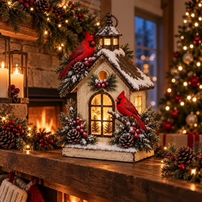 ❄️Last day Promotion 🔥-❤️ A Little Winter Home for Cardinal Lovers✨