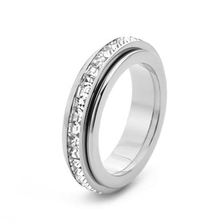 ⏰Last day Promotion 🔥-💍 Relieve Stress with This Rotating Crystal Ring Full of Meaning ✨