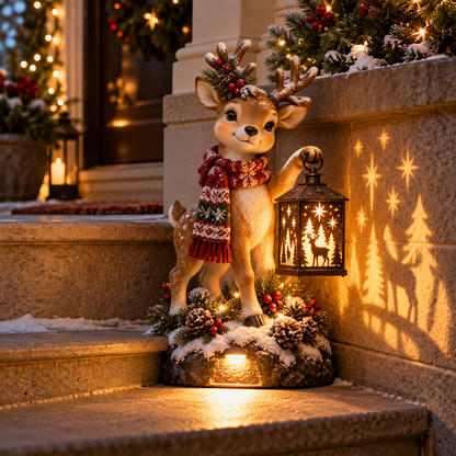 🌟Last day Promotion 🔥-🕯️ Solar Christmas Light with Holy Family Projection 🎄