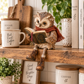 ⏰ Limited Time 50% OFF ⚡ -🦉 Reading Owl Figurine