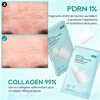 Kit anti-rides au collagène : Patch fondant pour le cou + Brume essence lumineuse au collagène