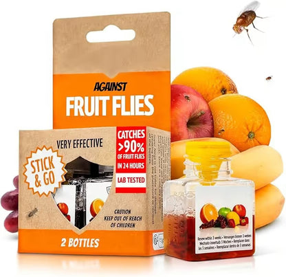 🍎Ultra-Strong Fruit Fly Trap – Easy to Use, Long-Lasting Up to 3 Weeks & Powerful Pest Control! 🚫✨