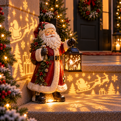🌟Last day Promotion 🔥-🕯️ Solar Christmas Light with Holy Family Projection 🎄
