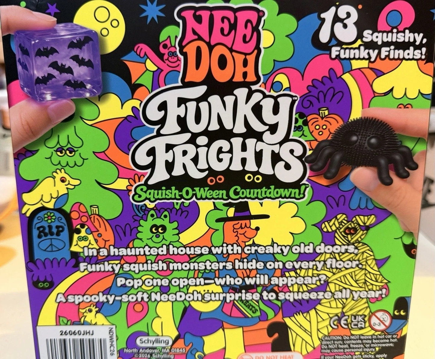 👻🎁NeeDoh Funky FrightsTM Squish-O-Ween Countdown