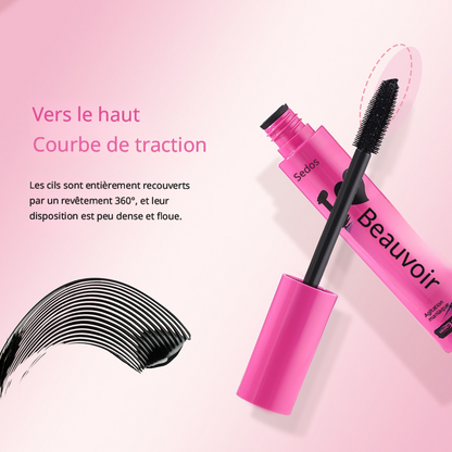 🎀Mascara Volume Cils Effet Barbie, Recourbé et Tenue Longue Durée