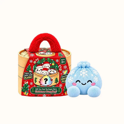 🎄Last Day 50% OFF✨-🥟Christmas Dumpling Plush Blind Box Collection for Cute Holiday Surprises 🎁