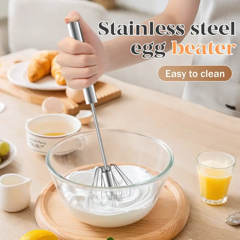 Hand-Push Rotary Whisk