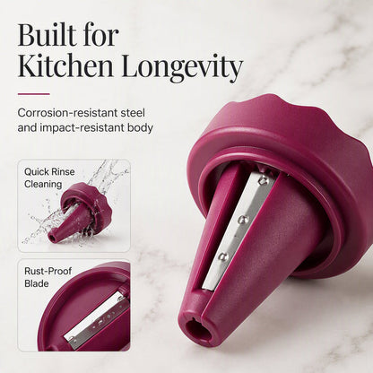 🌹 50% OFF + BUY 1 GET 2 FREE! 🥕 Manual Vegetable Spiralizer & Rose Flower Curler