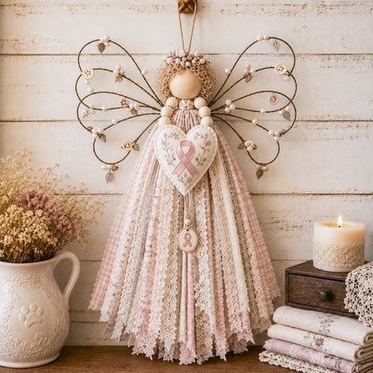 ⏰Last day Promotion 🔥-✨ DIY Angel Fabric Hanging Kit for Peaceful Crafting & Beautiful Home Decor 🪽