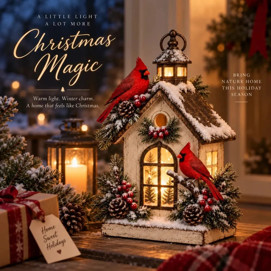 ❄️Last day Promotion 🔥-❤️ A Little Winter Home for Cardinal Lovers✨